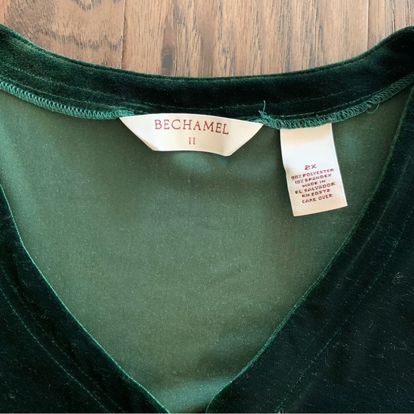 Green Velour Cardigan - Picture 4 of 7
